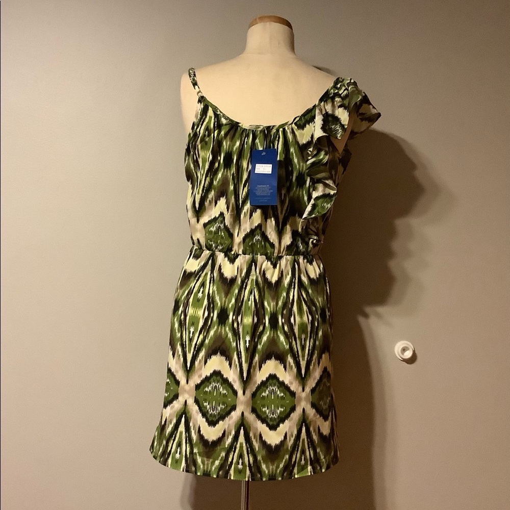 Ikat One shoulder Dress